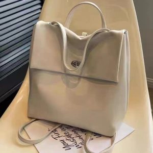 2023 Solid Color Backpack for Girls - Stylish Travel Bag for College Students and Short Trips - Durable Women's Backpack