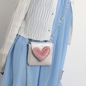 2023 Summer Mini Heart-Shaped Handbag for Women - Versatile Stylish Crossbody Phone & Coin Purse, Cute High-End Design