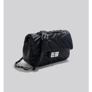 2023 Trendy Women's Embroidered Chain Shoulder Bag with Lock Buckle - Versatile Summer Style, Small Size, Fashionable Design