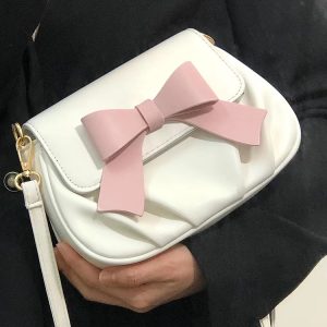 2023 Women's Bow Detail Pleated Cloud Bag - Soft Round Crossbody Shoulder Bag, Versatile Small Handbag for Everyday Use