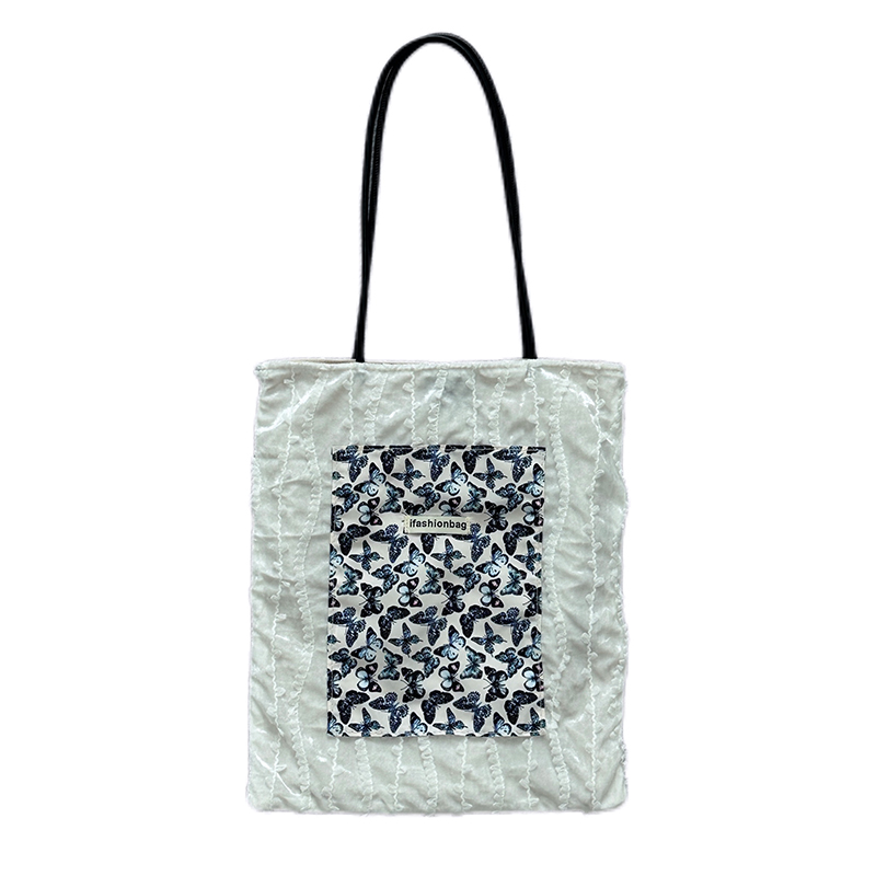 2024 Women’s Large Capacity Butterfly Lace Shoulder Tote Bag - Versatile Niche Handbag for Everyday Style 2024 Women’s Large Capacity Butterfly Lace Shoulder Tote Bag - Versatile Niche Handbag for Everyday Style