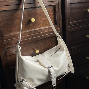 2025 Black Soft Leather Large Capacity Casual Tote Bag for Women - Korean Style Fashion Shoulder and Crossbody Bag