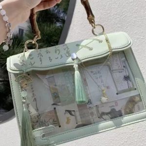 2025 Niche Ancient Style Handheld Pain Bag - Large Capacity Versatile Crossbody Commuter Shoulder Bag for Fashion Lovers