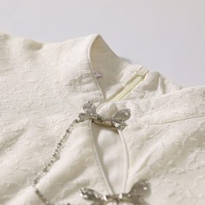 2025 Spring Qipao Dress for Women, National Style Chinese Dress, Young Women's Summer Fashion, Elegant Asian-Inspired Design