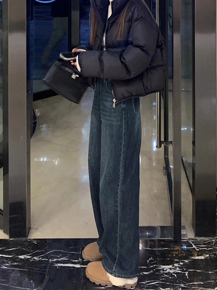 2025 Straight-Leg Jeans for Women, Narrow Wide-Leg Pants for Petite & Plus-Size, Slimming Loose Fit Fashion 2025 Straight-Leg Jeans for Women, Narrow Wide-Leg Pants for Petite & Plus-Size, Slimming Loose Fit Fashion