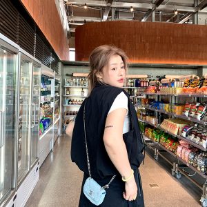 2025 Summer Fashion Versatile Stand Collar Vest for Women - Loose Slimming Sleeveless Top, Perfect for Y2K and Casual Looks