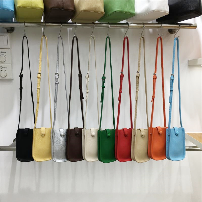 2025 Summer Mini Bag Soft Leather Casual Crossbody Shoulder Phone Bag - Trendy Y2K Fashion Accessory