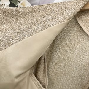 2025 Summer Off-White Women's Vintage High-End Short Suit Jacket - Chic 90s Inspired Design