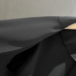 2025 Summer Thin Black Slim Short Sleeve Blazer Jacket for Women - Elegant Hepburn Style Formal Suit Jacket