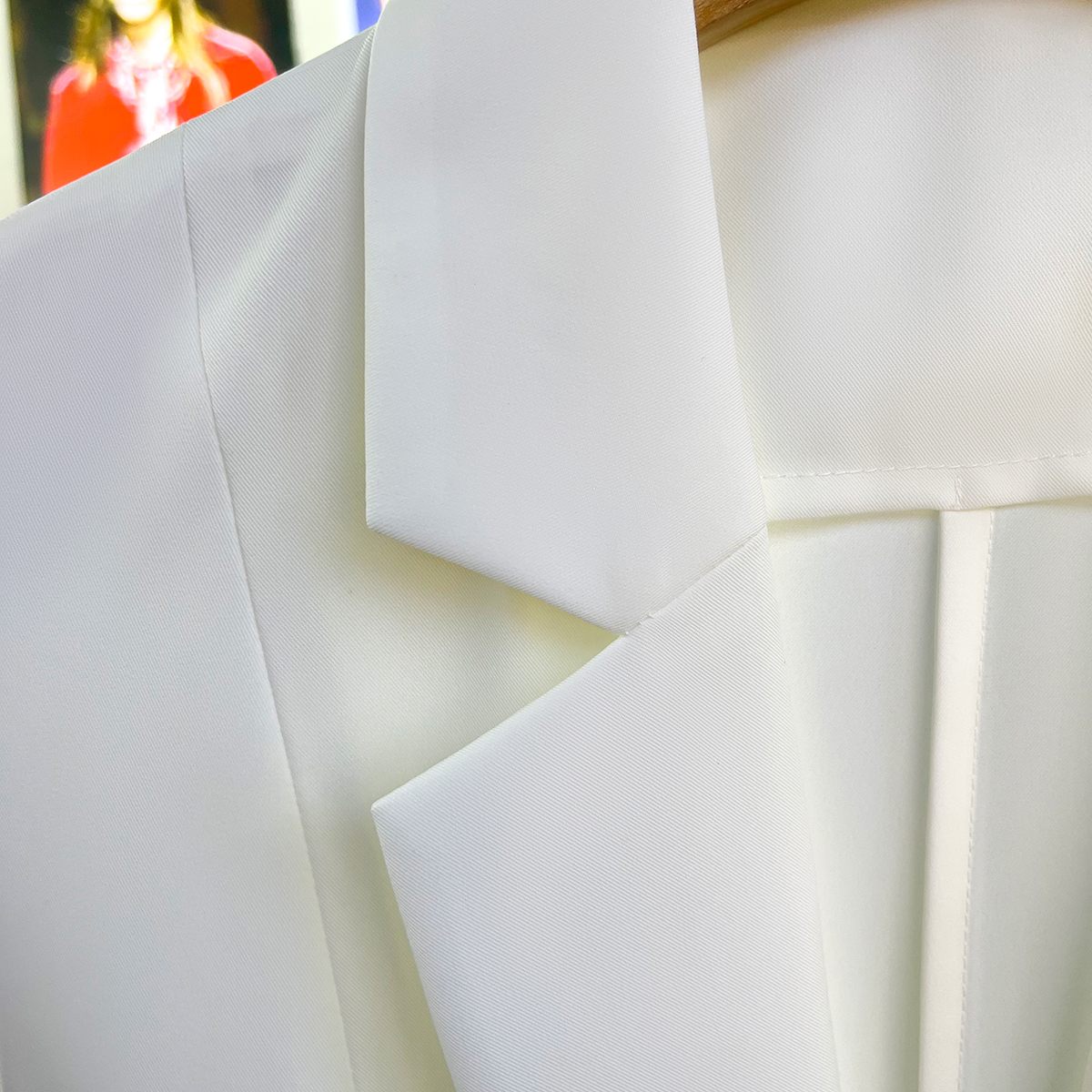 2025 Summer Thin Draped White Blazer for Women, Casual Professional One-Button Suit, Chic Office Wear