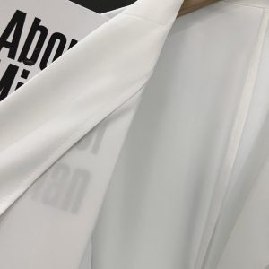 2025 Summer Thin White Loose Short Sleeve Blazer Jacket for Women, Casual Chic Short Suit Top, Trendy Lightweight Fashion