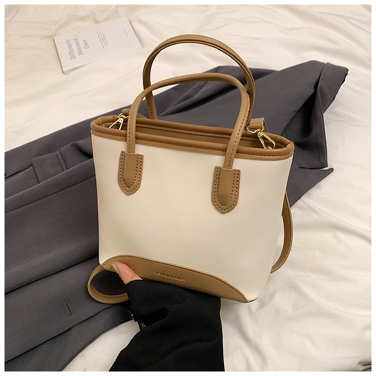 2025 Summer Versatile Water-Resistant Commuter Tote Bag - Fashionable Bucket Crossbody Bag for Women