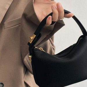 2025 Trendy Cloud Mini Handbag - Women's PU Leather Soft Tote & Crossbody Bag for Work and Lunch