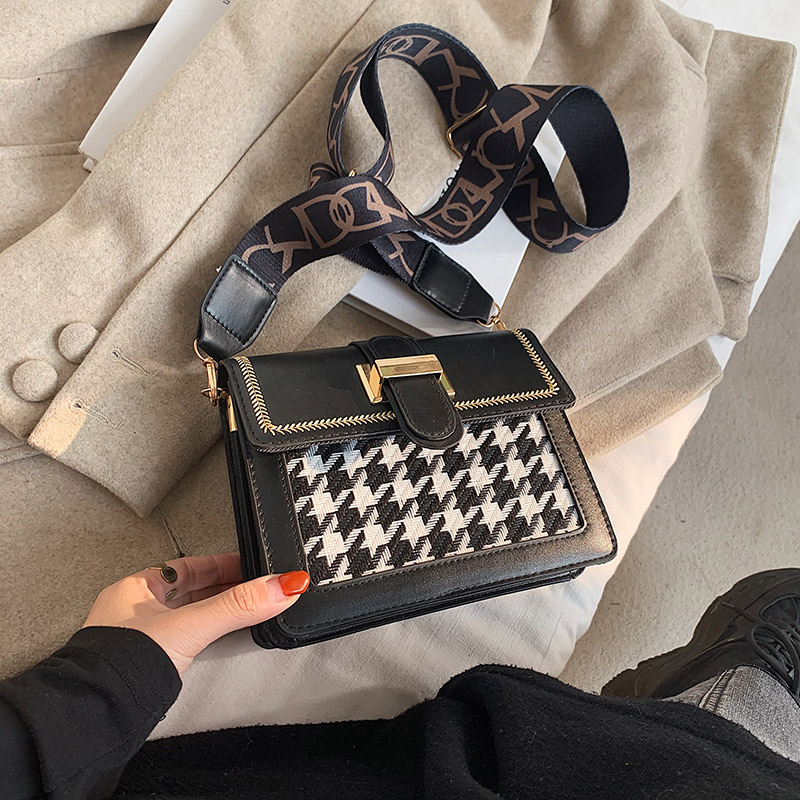 2025 Trendy Women's Small Handbag - Versatile Square Crossbody Bag with Wide Strap for Spring and Summer Fashion