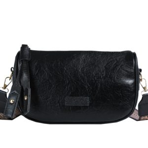 2025 Women's Boston Bag - High-End Baguette Shoulder Bag with Trendy Wide Strap - Chic Crossbody Small Pillow Bag