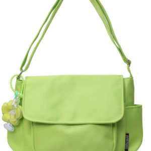 2025 Women's Canvas Single Shoulder Bag - Casual Korean Style Crossbody for College Commuting - Fresh Look