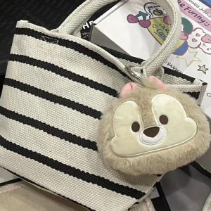 2025 Women's Canvas Tote Bag - Versatile College Commute Handheld Lunch Box & Crossbody Bag for Students