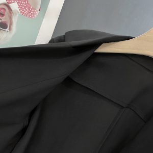 2025 Women's Casual Black Suit Jacket - Thin High-Quality Blazer for Summer Professional Attire, Versatile Office Wear