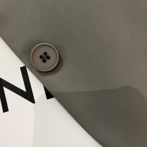 2025 Women's Vintage Short Blazer - Summer Thin Gray Textured Suit Jacket, Stylish High-Quality Fashion