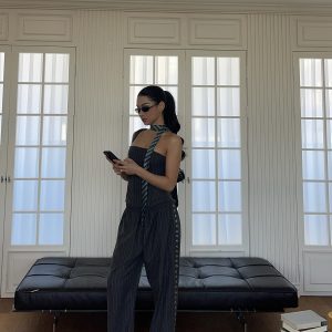 40% Wool High-Quality Bra and Trousers Set - Chic, Comfortable Loungewear for Everyday Style