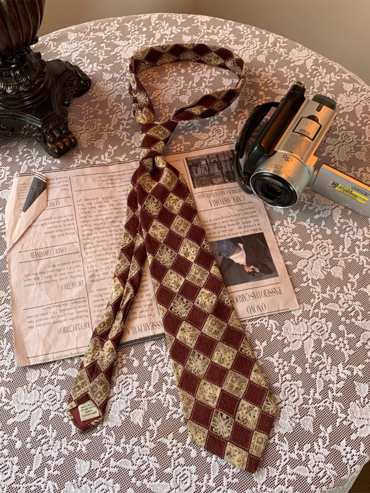 90s Retro Hong Kong Style Floral Bow Tie Shirt Accessory - Handmade Versatile Long Tie for Y2K Fashion 90s Retro Hong Kong Style Floral Bow Tie Shirt Accessory - Handmade Versatile Long Tie for Y2K Fashion