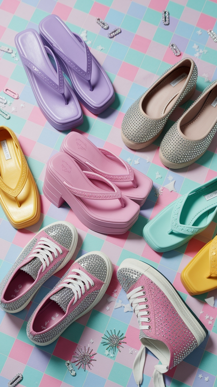 Aesthetic Shoes Y2K: Retro Styles Making a Comeback outfit idea