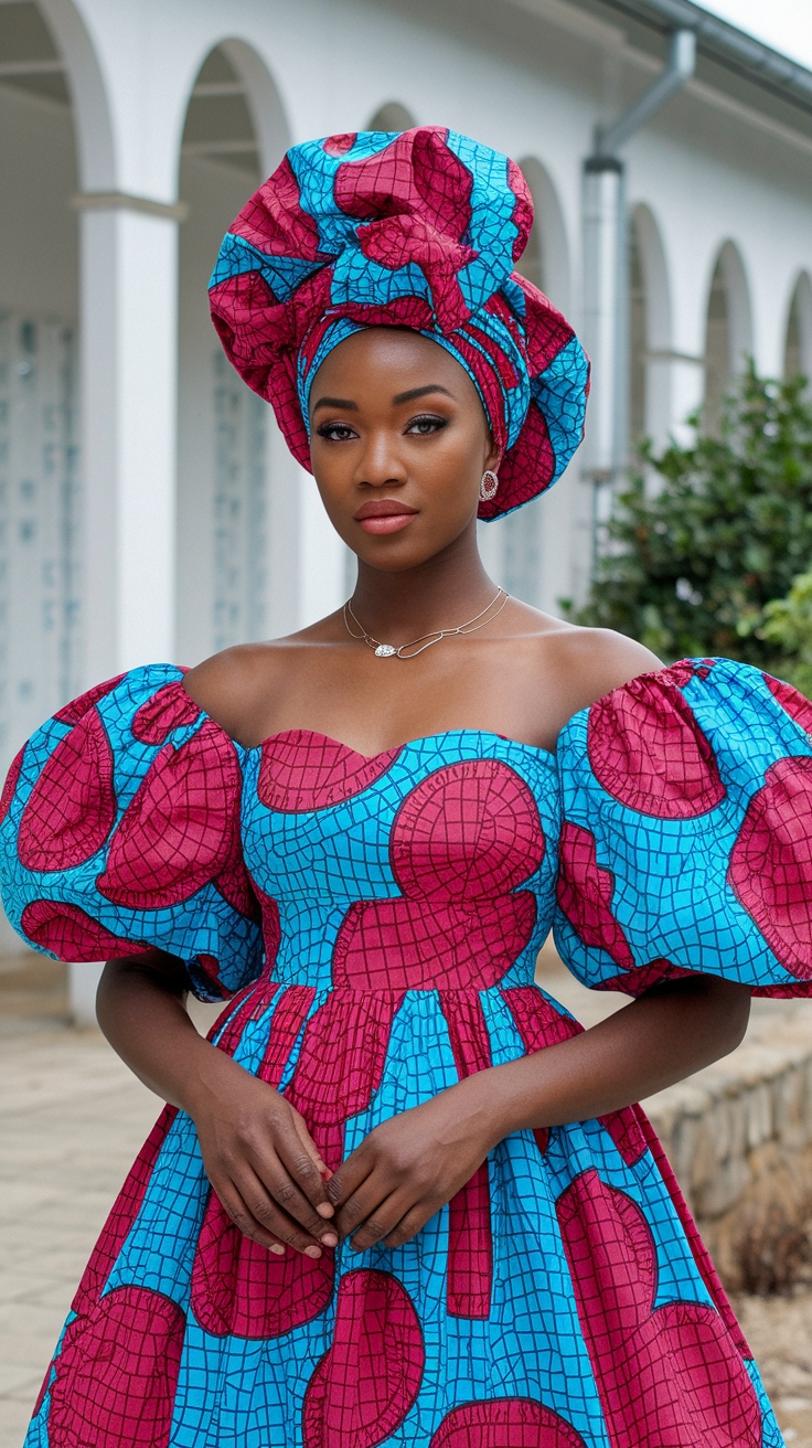 African Maxi Dresses Church: Elegance Meets Tradition outfit idea
