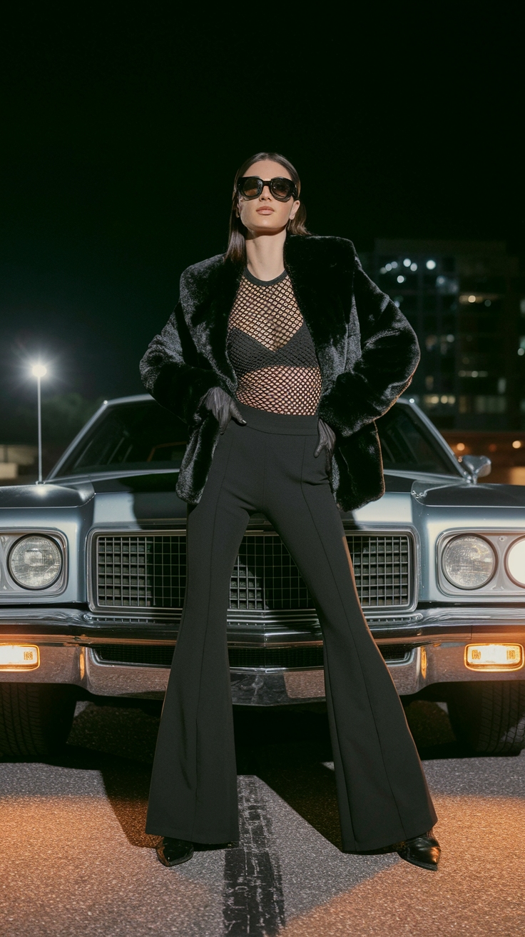 Creating an All Black Retro Outfit for Every Occasion outfit idea