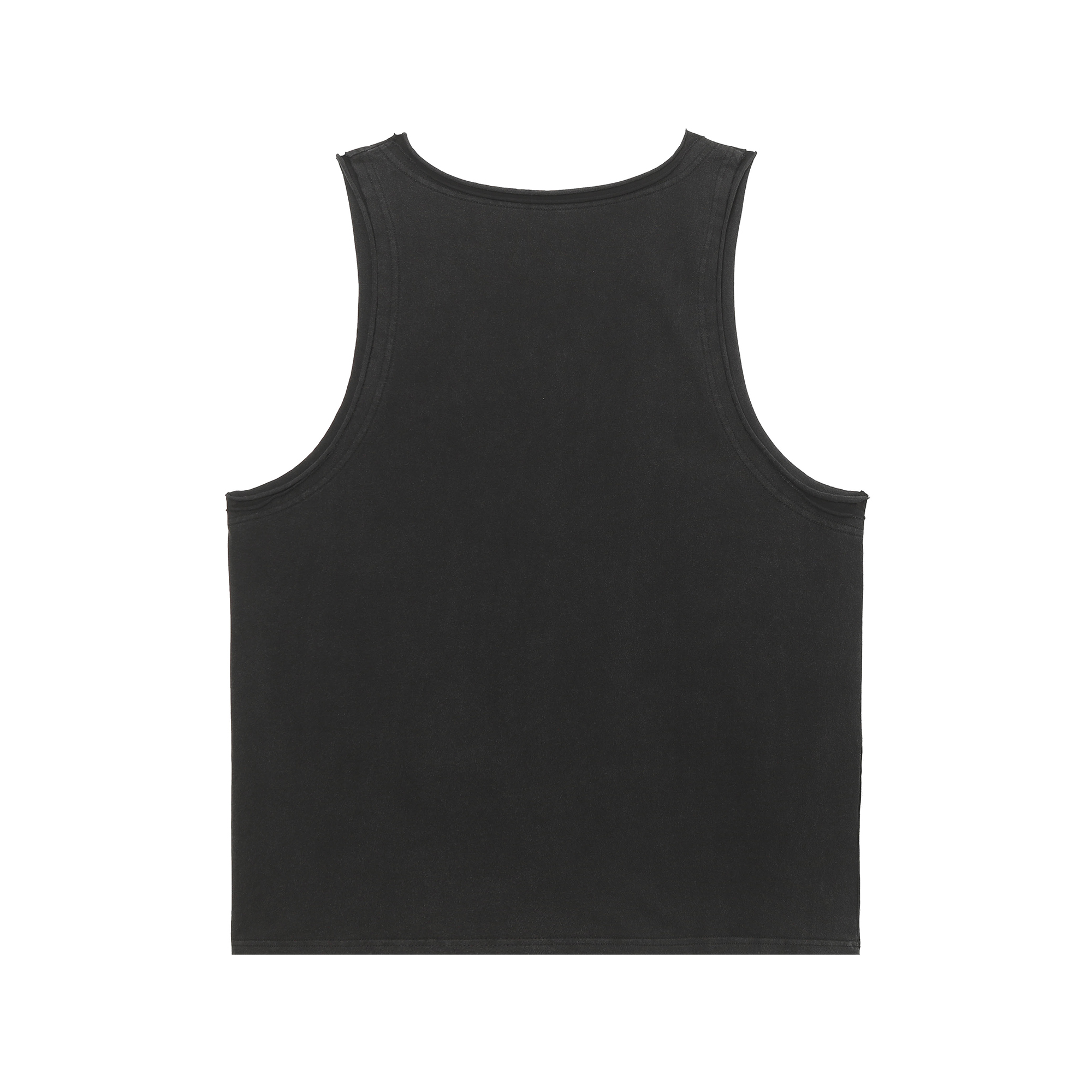 American Hip-Hop Distressed Rolled-Edge Tank Top for Women - Oversized Loose Sleeveless Tee, Trendy 90s Style American Hip-Hop Distressed Rolled-Edge Tank Top for Women - Oversized Loose Sleeveless Tee, Trendy 90s Style