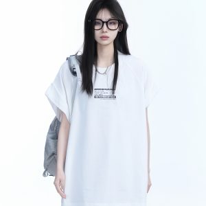 American Retro Black Sleeveless T-Shirt for Women - Summer Sports Style, Loose Fit Unisex Tee with Fun Mountain Quote