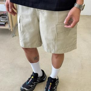 American Retro Distressed Work Shorts for Men and Women - Summer High Street Loose Casual Straight-Leg Five-Point Shorts