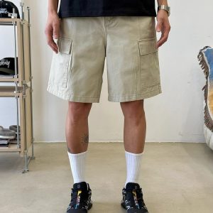 American Retro Distressed Work Shorts for Men and Women - Summer High Street Loose Casual Straight-Leg Five-Point Shorts