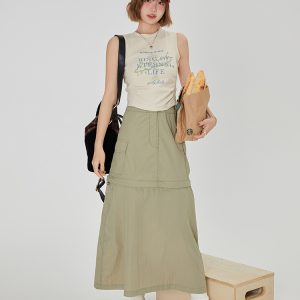 American Retro Printed Camisole for Women - Summer Spicy Short Top with Girly Vibe - Y2K Style