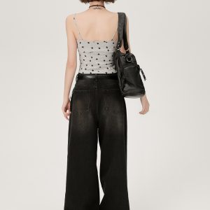 American Retro Spicy Girl Slim Fit Camisole for Women - Summer Niche Small Top