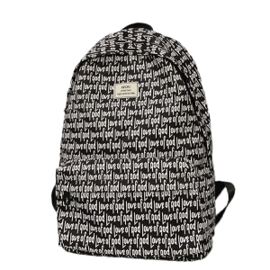 American-Style Printed Backpack for Students - Large Capacity Sports Book Bag for Boys, Trendy High School Essentials