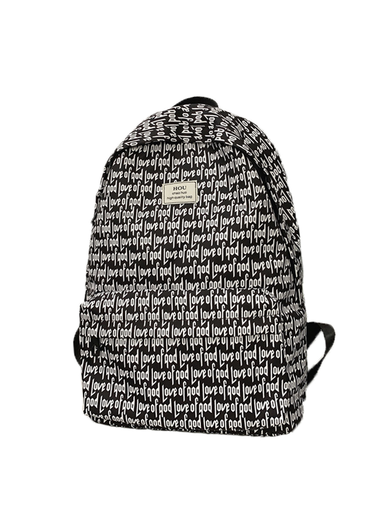 American-Style Printed Backpack for Students - Large Capacity Sports Book Bag for Boys, Trendy High School Essentials American-Style Printed Backpack for Students - Large Capacity Sports Book Bag for Boys, Trendy High School Essentials