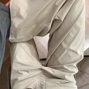 Apricot Straight-Leg Casual Pants for Women, Plus Size Flattering Wide-Leg Work Trousers, 2025 Fashion Trend