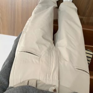 Apricot Straight-Leg Casual Pants for Women, Plus Size Flattering Wide-Leg Work Trousers, 2025 Fashion Trend