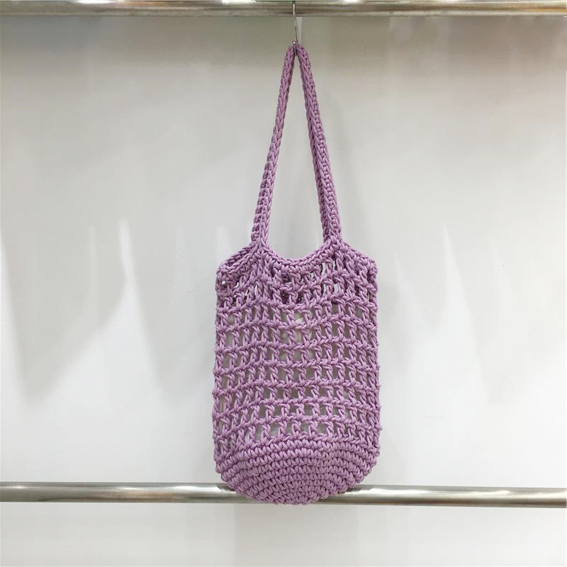 Artistic Forest Style Woven Bucket Tote Bag – Hollow Fishing Net Design, Korean Wind Ins Shoulder Bag for Vacation Artistic Forest Style Woven Bucket Tote Bag – Hollow Fishing Net Design, Korean Wind Ins Shoulder Bag for Vacation