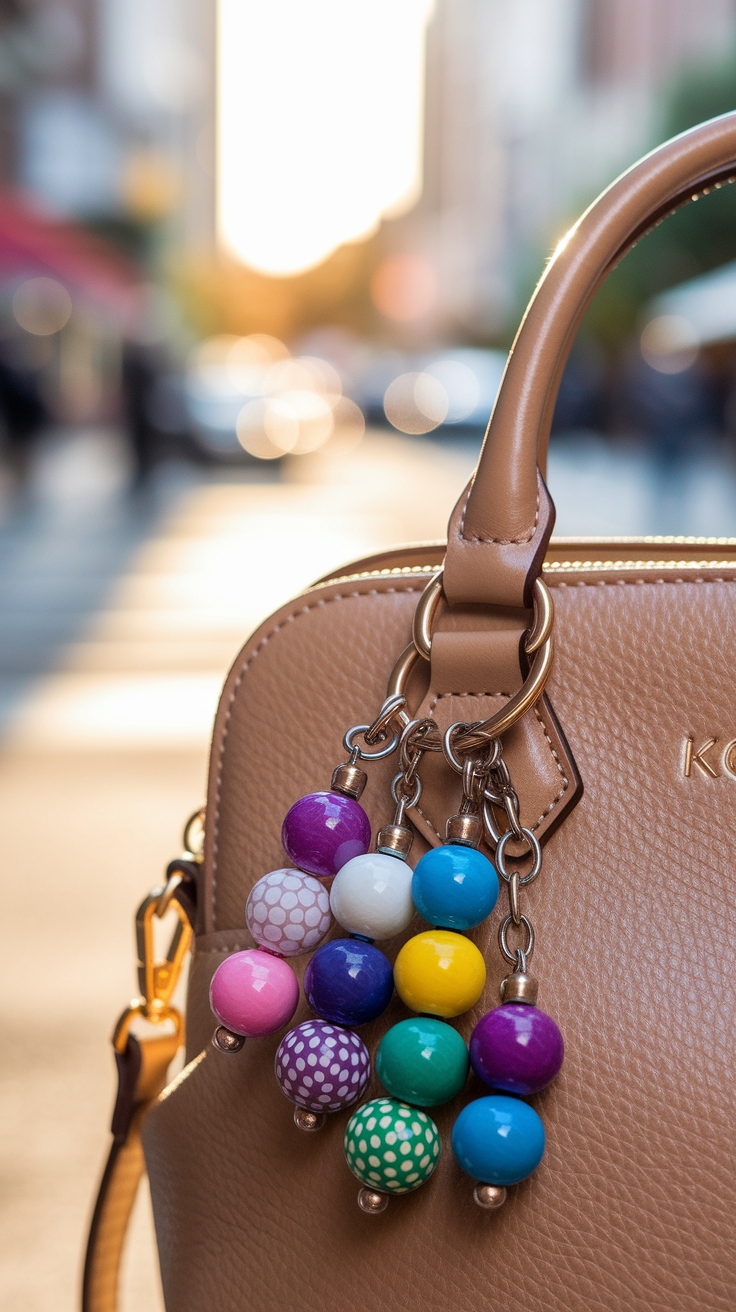 Creative Bag Keychain Beads to Personalize Your Style outfit idea