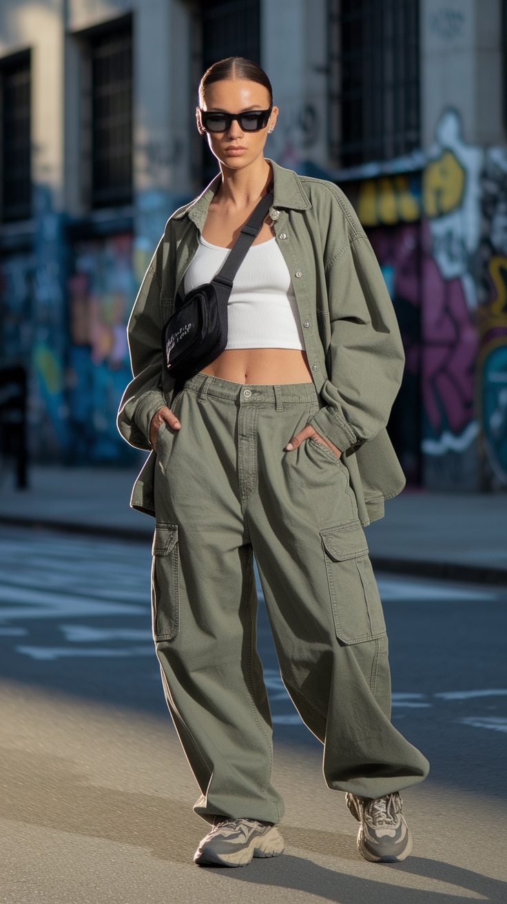 Versatile Baggy Cargo Pants for Your Wardrobe Essentials outfit idea
