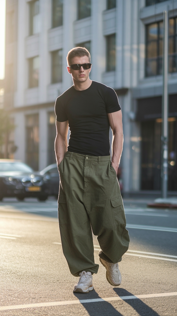 Stylish Baggy Cargo Pants Men Can't Get Enough Of outfit idea