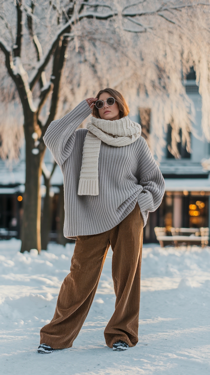 Baggy Clothes Outfit Winter: Cozy and Chic Combinations outfit idea