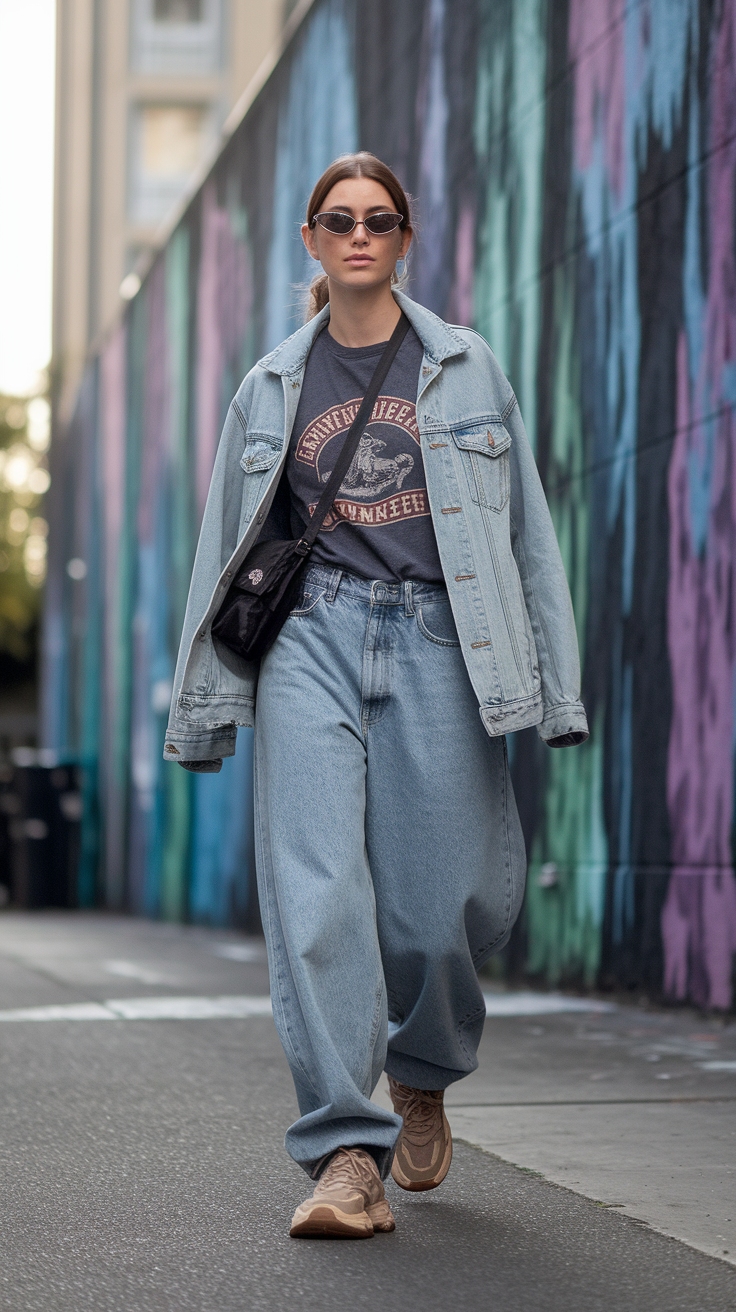 Inspiring Baggy Jeans Inspo Outfit for Relaxed Vibes outfit idea