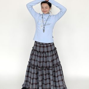 Basic Knitted Printed Slim-Fit Turtleneck Long Sleeve Top for Autumn Winter Layering - Trendy Knitwear Essential