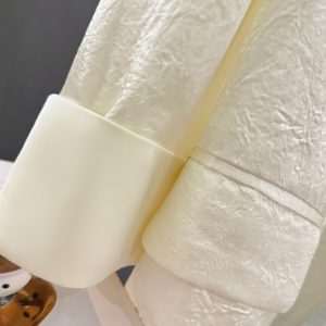 Beige Acetate Textured Blazer for Women - Stylish High-End Summer Suit, Versatile Design for 2025 Fashion Trends