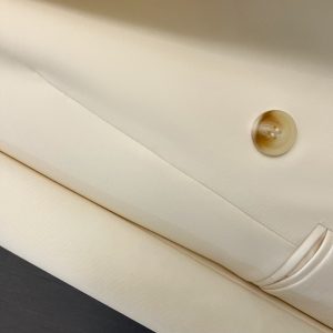 Beige Elegant Blazer Jacket for Women - 2025 Spring Autumn French Professional Style Suit Coat