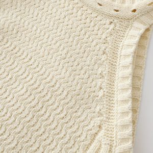 Beige Knitted Halter Top - Summer 2025 Fashion, Trendy Y2K Style for Women