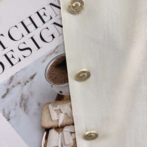 Beige Thin Blazer for Women - Chic Short Summer Jacket, Exquisite Gentlewoman Style 2025