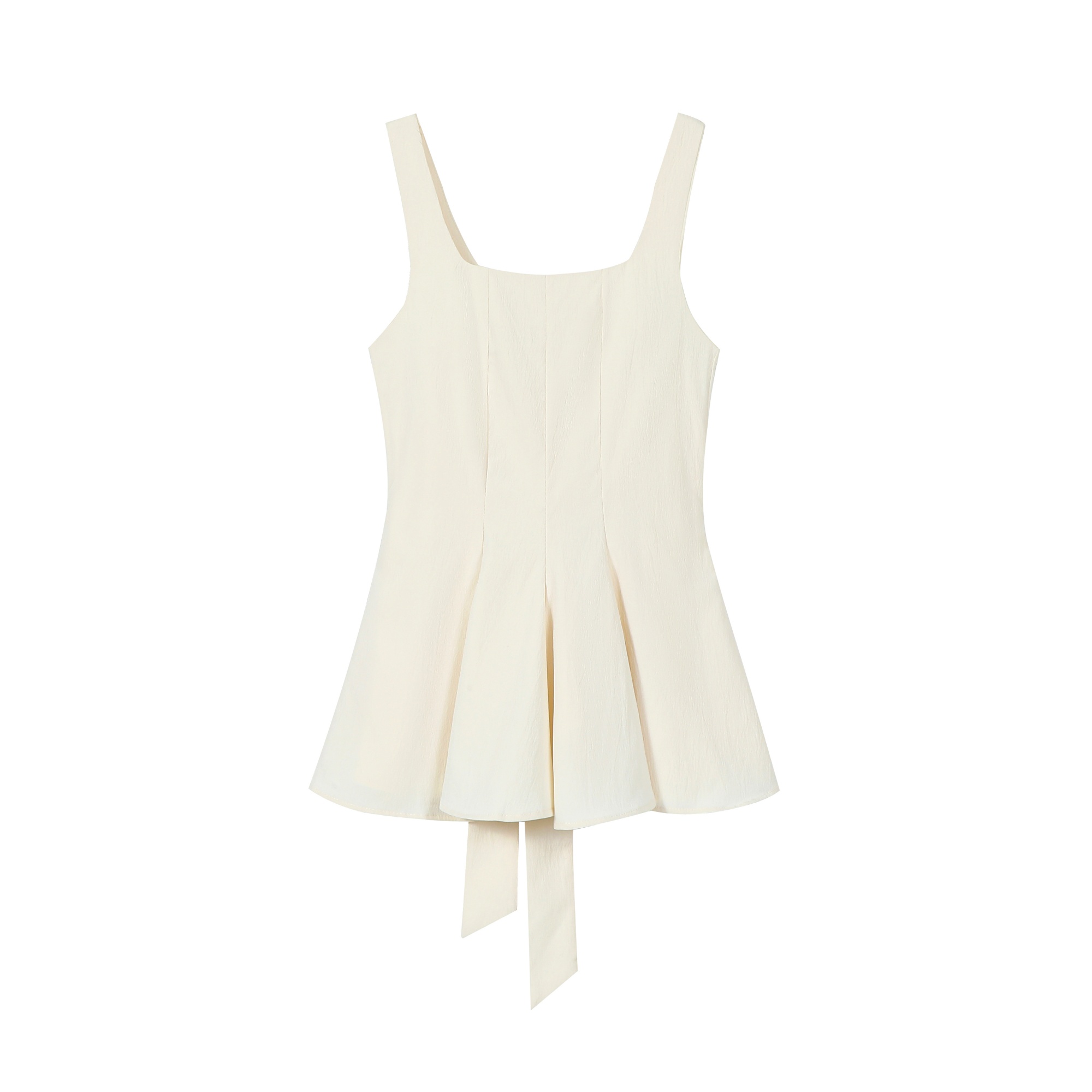 Black Knitted Bow Tie Short-Sleeve Sleeveless Top - Stylish Women's Fitted Blouse for Effortless Y2K Fashion